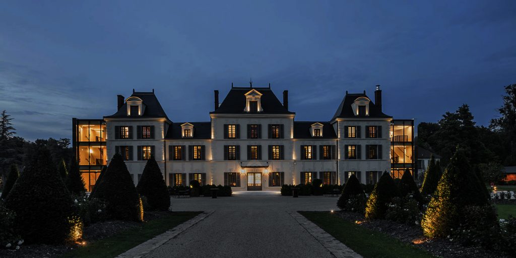 Eclairage chateau nuit retravaillé