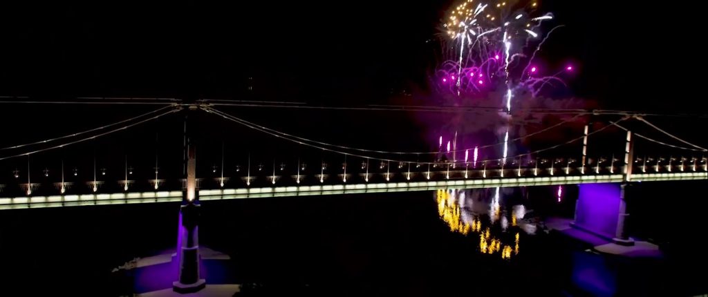 Vu du Pont de Chateauneuf sur Loire Nuit 26